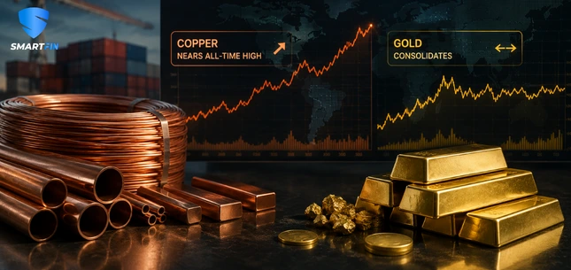 Copper Nears Its All-Time High as Gold Consolidates
