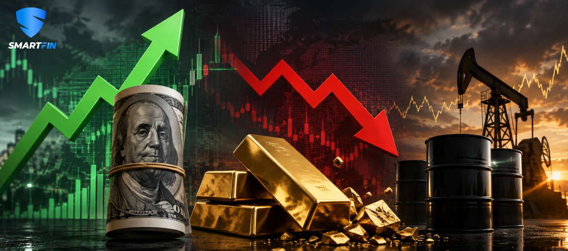 September Starts With a Market Shake-Up: Dollar Rises, Gold Falls, Oil Stays High