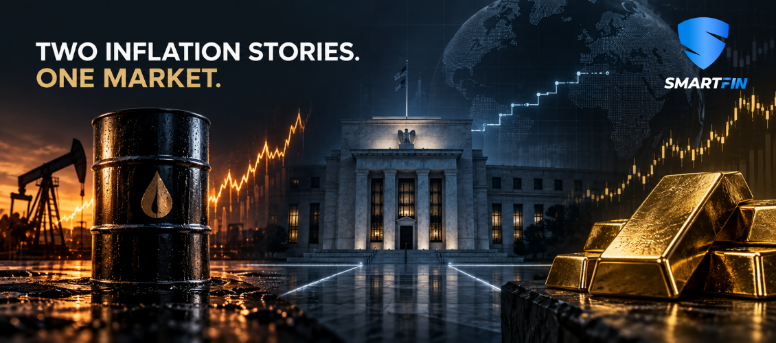 The Market Is Trading Two Inflation Stories at Once: What Oil, Gold and Central Banks Are Signalling