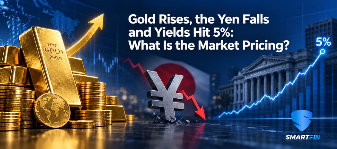 Gold Rises, the Yen Falls and Yields Hit 5%: What Is the Market Pricing?